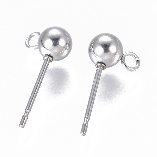 304 Stainless Steel Ear Stud Components