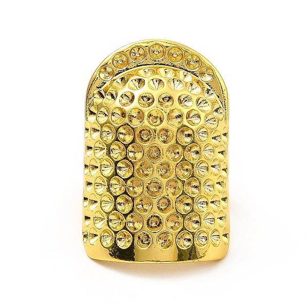 

PandaHall Rack Plating Alloy Sewing Thimbles, Finger Protector Tools, Adjustable Finger Shield Protector, DIY Craft Accessories, Golden...