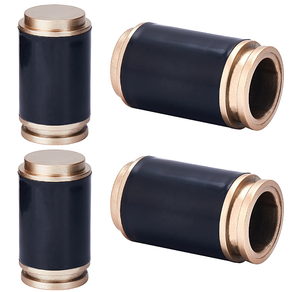 

PandaHall Gorgecraft Plastic Curtain Rod Heads, Column Drapery Pole Finials, Column, Black, 74x41.5mm, Inner Diameter: 29x28mm, 4pcs/set...