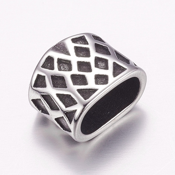 

PandaHall 304 Stainless Steel Beads, Antique Silver, 11x13x8mm, Hole: 5x10mm 304 Stainless Steel Others