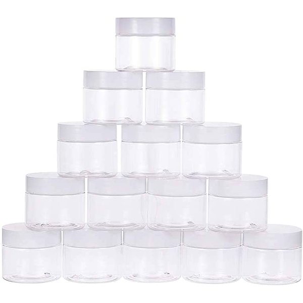 

PandaHall 1 Set Transparent Plastic Bead Containers Column Shape Bottles Clear Bead Containers for Jewelry Storage 5x4.3cm Plastic Column...