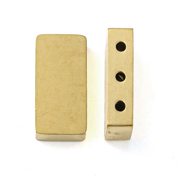 

PandaHall Ion Plating(IP) 304 Stainless Steel Multi-Strand Links, Rectangle, Golden, 7.5x15.5x4mm, Hole: 1.4mm 304 Stainless Steel Rectangle