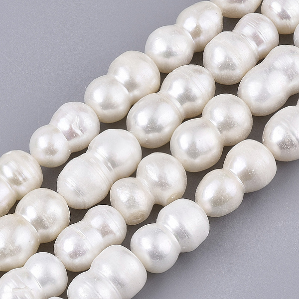 

PandaHall Natural Baroque Pearl Keshi Pearl Beads Strands, Cultured Freshwater Pearl, Number 8, Seashell Color, 12~17x8~10mm, Hole: 0.6mm...