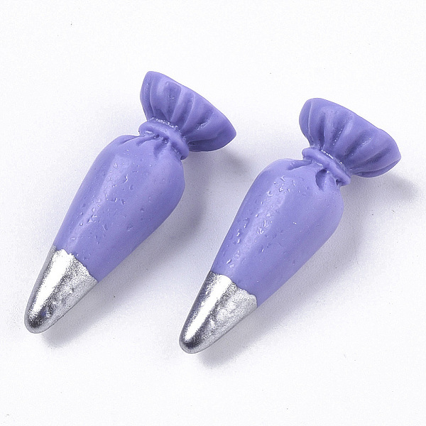 

PandaHall Opaque Resin Beads, No Hole, Cone, Mixed Color, 32.5x13x10mm Resin Cone Multicolor