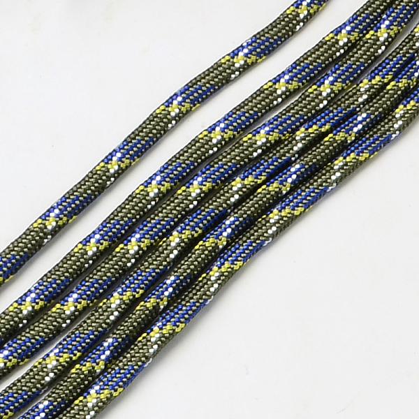 

PandaHall 7 Inner Cores Polyester & Spandex Cord Ropes, for Rope Bracelets Making, Dark Olive Green, 4mm, about 109.36 yards(100m)/bundle...