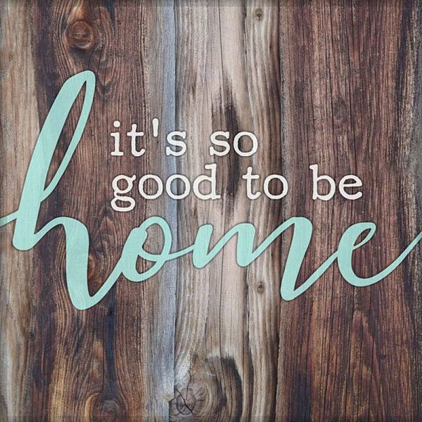 PandaHall 5D DIY Diamond Painting Family Theme Canvas Kits, Word It's so good to be home, with Resin Rhinestones, Diamond Sticky Pen, Tray...