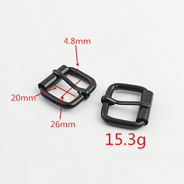 

PandaHall Zinc Alloy Buckle Adjuster, Metal Roller Buckles Belts Hardware Pin Buckle, for Luggage Belt Craft DIY Accessories...