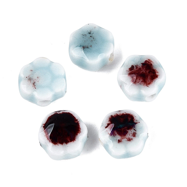 Vintage Handmade Porcelain Beads