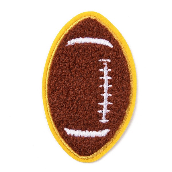 

PandaHall Sports Ball Theme Computerized Towel Fabric Embroidery Iron on Cloth Patches, Chenille Appliques, Costume Accessories, Sewing...