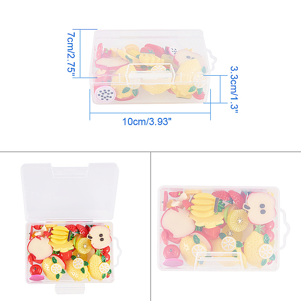 

PandaHall BENECREAT 6 pack rectangle Clear Plastic Bead Storage with Flip-Up Lids for Pills,Tiny Bead,Jewerlry Findings(10cmx7cmx3.3cm)...