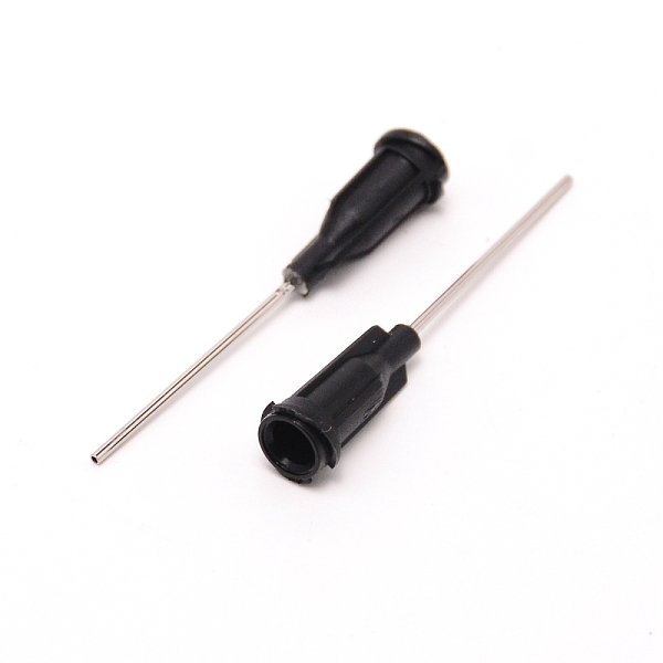 

PandaHall Plastic Fluid Precision Blunt Needle Dispense Tips, with 201 Stainless Steel Pin, Black, 4.25x0.75cm, Inner Diameter: 0.42cm, Pin...