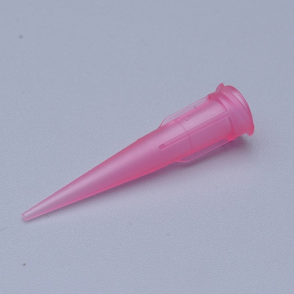 

PandaHall TT Tapered Tips Dispensing Needles, Dispensing Tips Glue Dispensing Needle, Flamingo, Lumen: 0.64mm, External Dia: 0.9mm, 32x7.5mm..., Pink