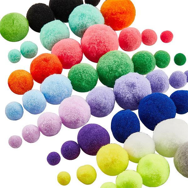 Ahadermaker 10 Beutel 10 Farben Diy Puppe Handwerk Polyester Pom Pom