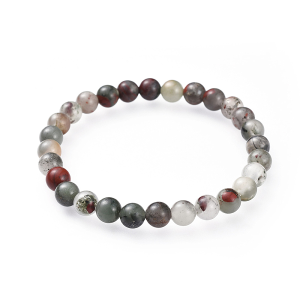 

PandaHall Natural Bloodstone Stretch Bracelets, 2 inch(5.2cm) Bloodstone