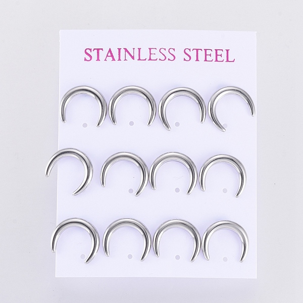 304 Stainless Steel Stud Earrings