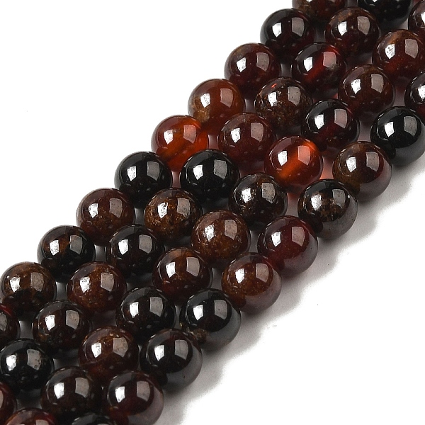 

PandaHall Natural Garnet Beads Strands, Round, 6mm, Hole: 0.8mm, about 60pcs/strand, 15.16''(38.5cm) Garnet Round