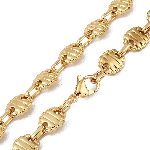 

PandaHall 201 Stainless Steel Chain Necklaces, Real 18K Gold Plated, 24.29 inch(61.7cm) 201 Stainless Steel