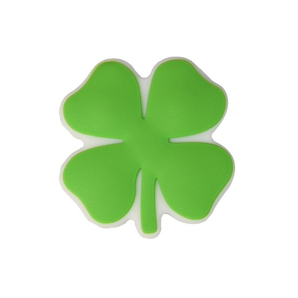

PandaHall Clover Food Grade Silicone Beads, Silicone Teething Beads, Lime Green, 30x29x8mm Silicone Clover