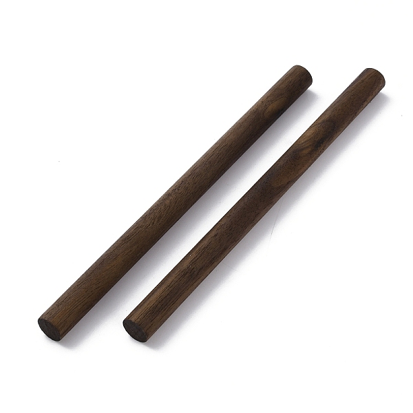 

PandaHall Waxed Round Wooden Sticks, Dowel Rods, for Children Toy, Building Model Material, Macrame Craft Supplies, Coconut Brown, 14.9x1cm...