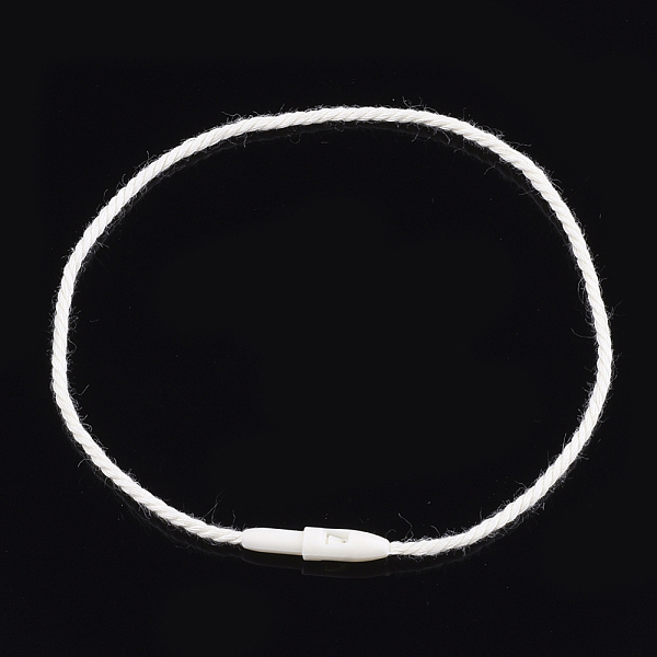 

PandaHall Cotton Cord with Seal Tag, Plastic Hang Tag Fasteners, Beige, 205x1mm, Seal Tag: 12x3mm and 10x4mm, about 1000pcs/bag Plastic..., Yellow