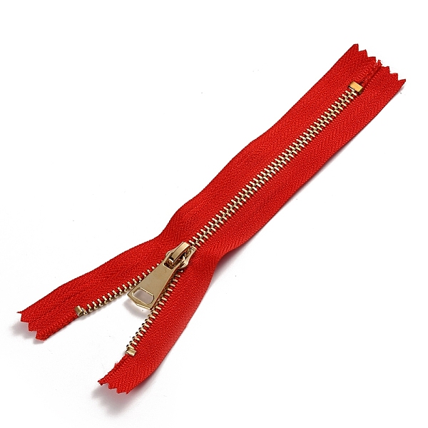 

PandaHall Garment Accessories, Nylon Closed-end Zipper, Zip-fastener Components, Red, 225x33x2.5mm Nylon Red