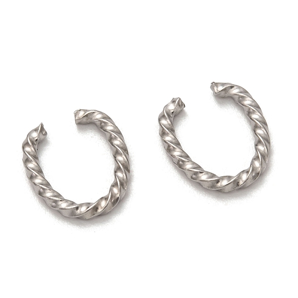 

PandaHall 304 Stainless Steel Jump Rings, Open Jump Rings, Oval, Stainless Steel Color, 13.5x11.5x2mm, Inner Diameter: 11x8mm 304 Stainless...