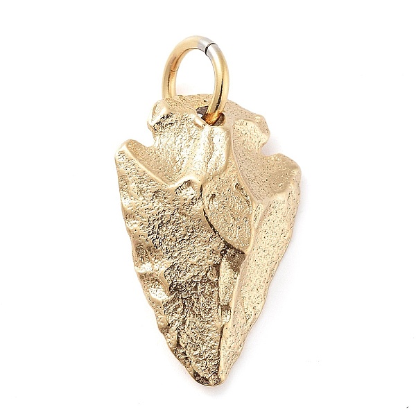 

PandaHall 304 Stainless Steel Pendants, with Jump Ring, Triangle Charm, Golden, 30x19x8mm, Hole: 7mm 304 Stainless Steel Triangle