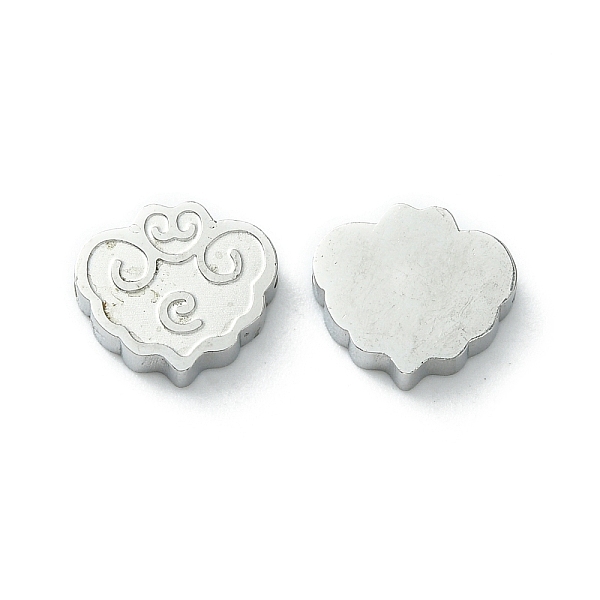 

PandaHall 304 Stainless Steel Beads, Longevity Lock, Stainless Steel Color, 11x9.5x2.8mm, Hole: 1.4mm 303 Stainless Steel Lock