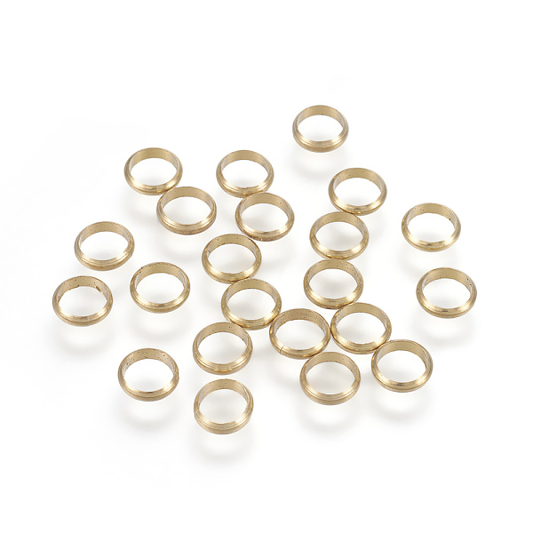 

PandaHall Brass Linking Rings, Ring, Unplated, 6x1.5mm, Hole: 5mm Brass Ring