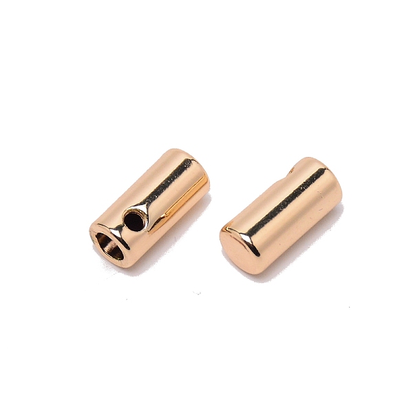 

PandaHall Zinc Alloy Cord Ends, with Screw, Column, Light Gold, 13x6mm, Hole: 2mm, Inner Diameter: 4.5mm Alloy