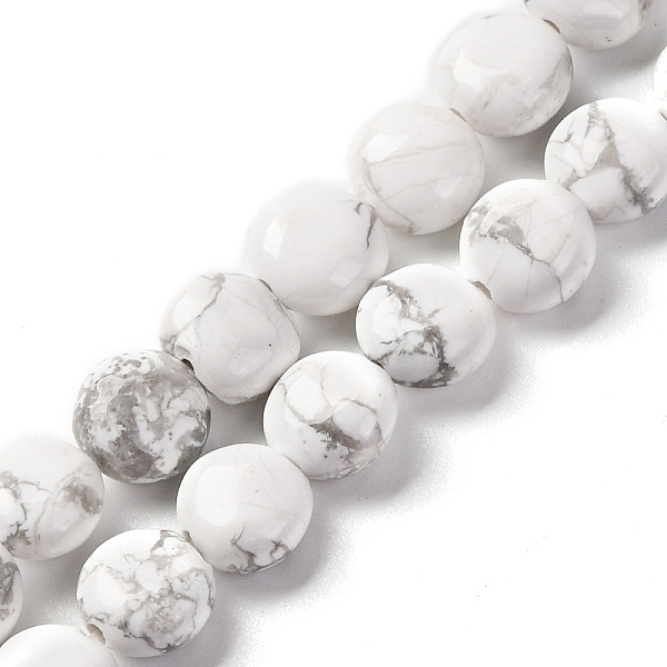Natural Howlite Bea… - image