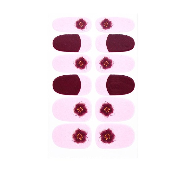 

PandaHall Flower Series Full Cover Nail Decal Stickers, Self Adhesive, Nail Decoration for Women Girls Kids, Pearl Pink, 25.5x10~16.5mm...