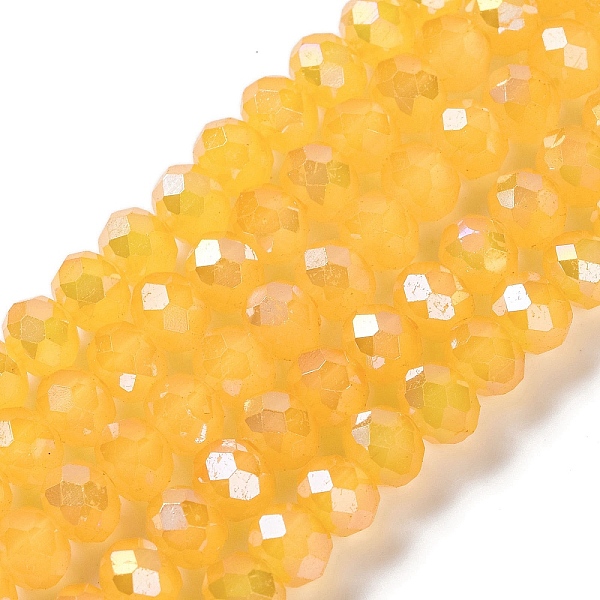 Brins de perles de verre électrolytiques