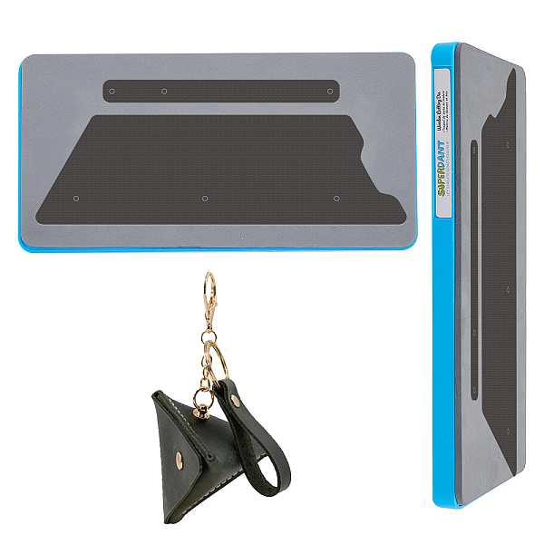 

PandaHall SUPERDANT Leather Cutting Dies Leather Wallet Wooden Die Cutting Unique 3D Triangle Coin Purse DIY Craft Die Cut Faux Leather...