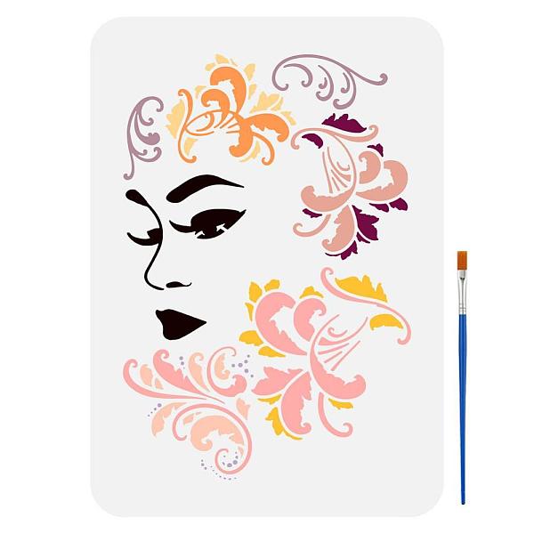 

PandaHall FINGERINSPIRE 1Pc Plastic Hollow Out Drawing Painting Stencils Templates, for Painting on Scrapbook Fabric Tiles Floor Furniture...