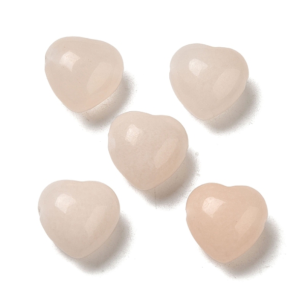 

PandaHall Natural Pink Aventurine Beads, Heart, 14.5~15x14.5~15x8.5mm, Hole: 1.5mm Pink Aventurine Heart