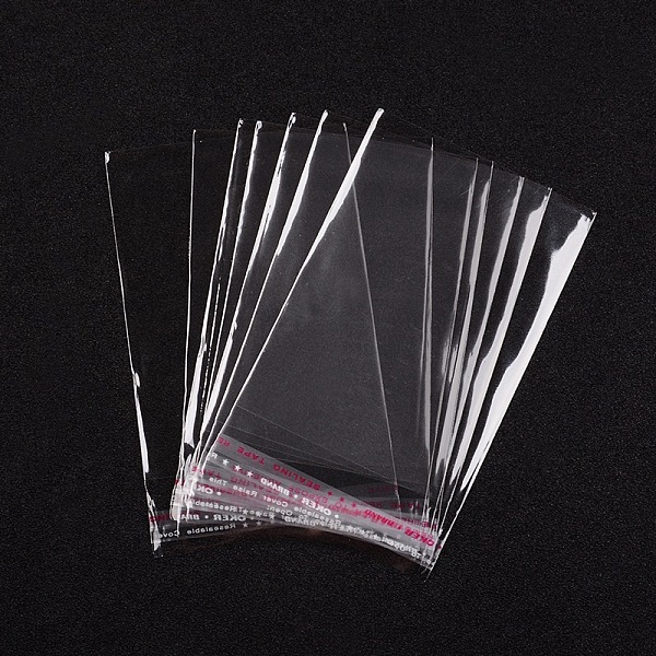 

PandaHall Cellophane Bags, Clear, 11.8x7cm, Unilateral Thickness: 0.0125mm, Inner Measure: 9.5x7cm OPP Cellophane Clear