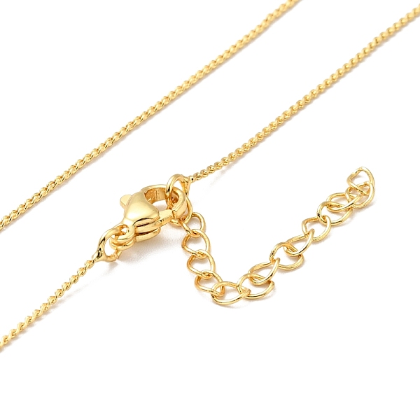 

PandaHall Brass Curb Chains Necklace for Men Women, Cadmium Free & Lead Free, Golden, 17.72 inch(45cm) Brass