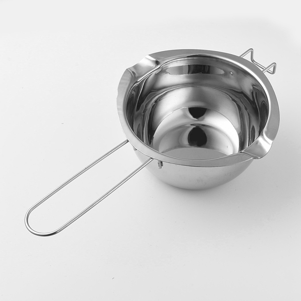 PandaHall 201 Stainless Steel Double Boiler Pot, for Melting Chocolate Candy Butter Cheese, Baking Tools, Stainless Steel Color, 8x28.5x16cm...