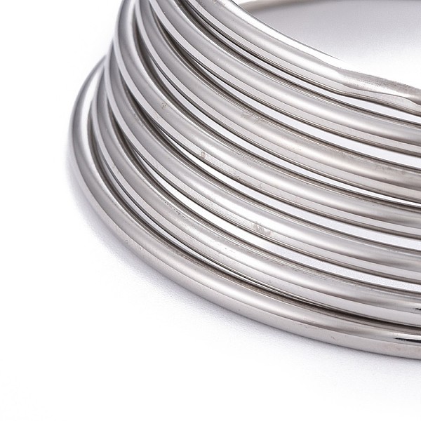 

PandaHall Fashion 304 Stainless Steel Buddhist Bangle Sets, Stainless Steel Color, 2-1/2 inch(6.5cm), 7pcs/set 304 Stainless Steel