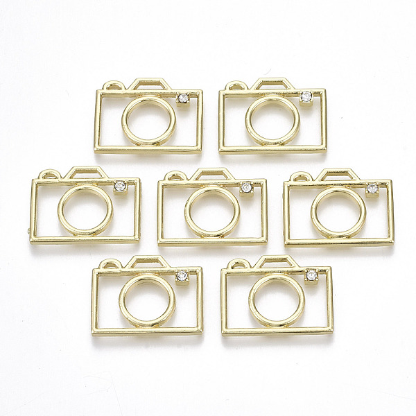 

PandaHall Rack Plating Alloy Open Back Bezel Cabochons, For DIY UV Resin, Epoxy Resin, Pressed Flower Jewelry, with Rhinestone, Cadmium Free...