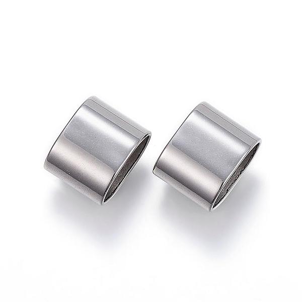 

PandaHall 304 Stainless Steel Slide Charms, Rectangle, Stainless Steel Color, 8x10x6mm, Hole: 5x9mm 304 Stainless Steel Rectangle