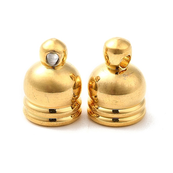 

PandaHall Rack Plating Brass Cord Ends, End Caps, Lead Free & Cadmium Free Free, Long-Lasting Plated, Real 18K Gold Plated, 10.5x7.5x7.5mm...