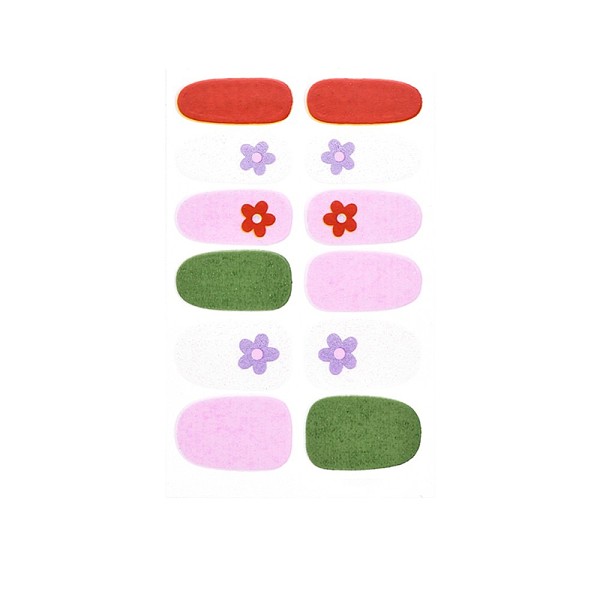 

PandaHall Flower Series Full Cover Nail Decal Stickers, Self Adhesive, Nail Decoration for Women Girls Kids, Colorful, 25.5x10~16.5mm...