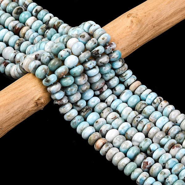 Natural Larimar Bea… - image