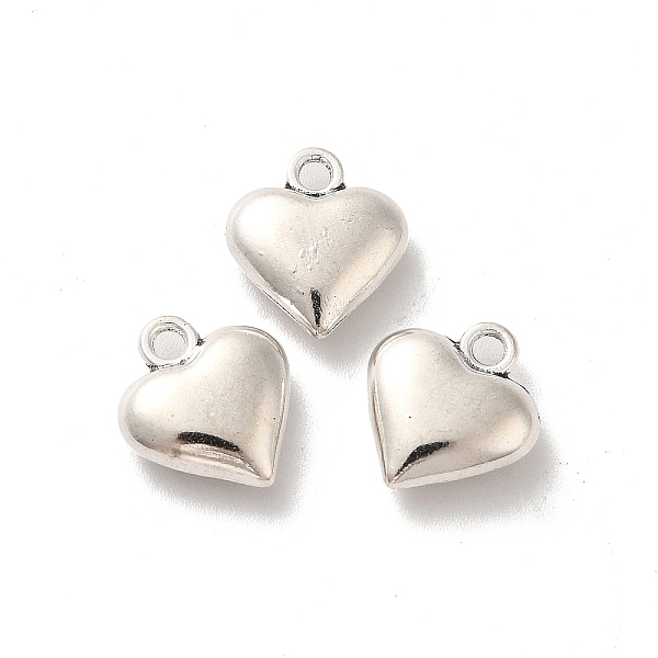 

PandaHall Tibetan Style Alloy Charms, Heart Charm, Antique Silver, 13x12x4mm, Hole: 1.8mm, about 277pcs/500g Alloy Heart