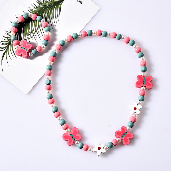 Plastic & Wood Bead… - image