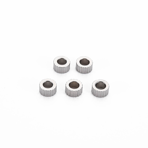 

PandaHall 201 Stainless Steel Beads, Column, Cadmium Free & Nickel Free & Lead Free, Stainless Steel Color, 4x2mm, Hole: 2mm 201 Stainless...