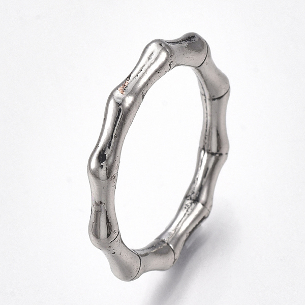 

PandaHall Alloy Rings, Antique Silver, Size 8, 18mm Alloy