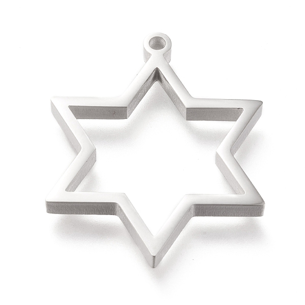 

PandaHall 304 Stainless Steel Open Back Bezel Pendants, Double Sided Polishing, For DIY UV Resin, Epoxy Resin, Pressed Flower Jewelry, Star...